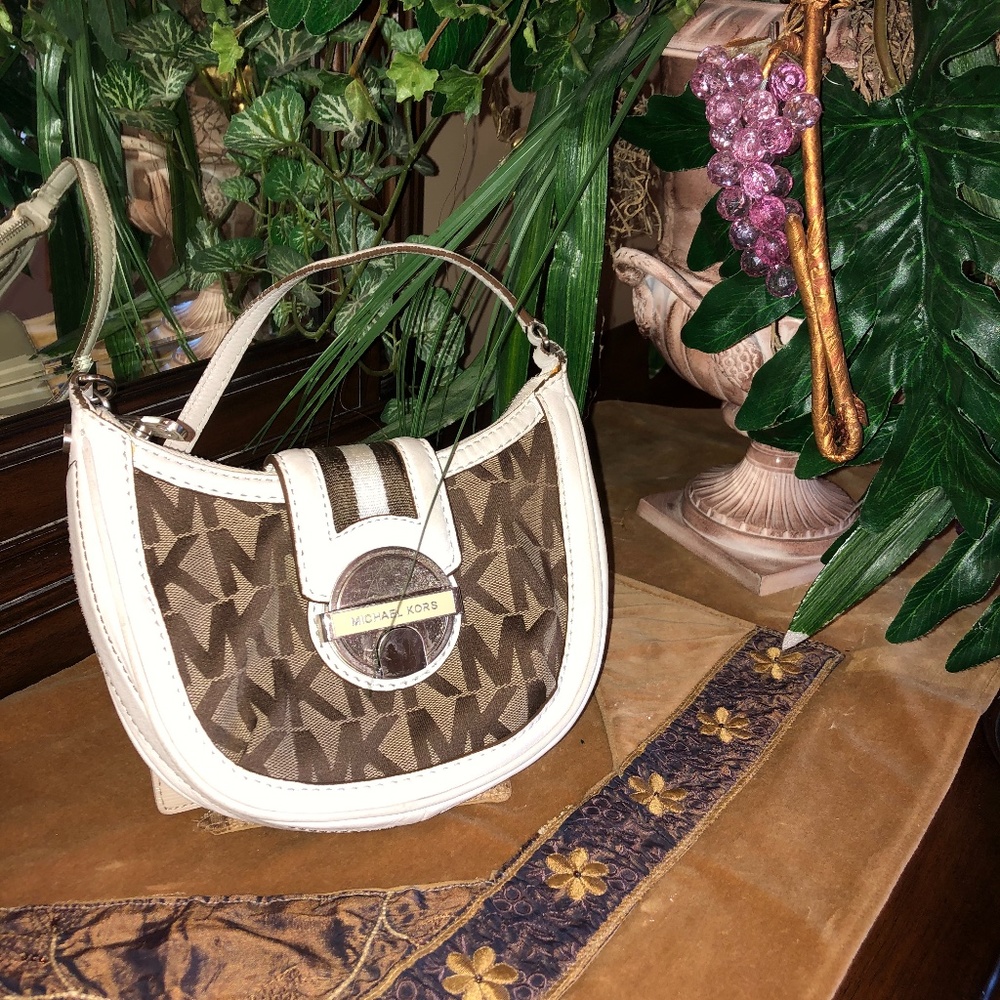 Michael Kors Vintage Monogram Shoulder Purse